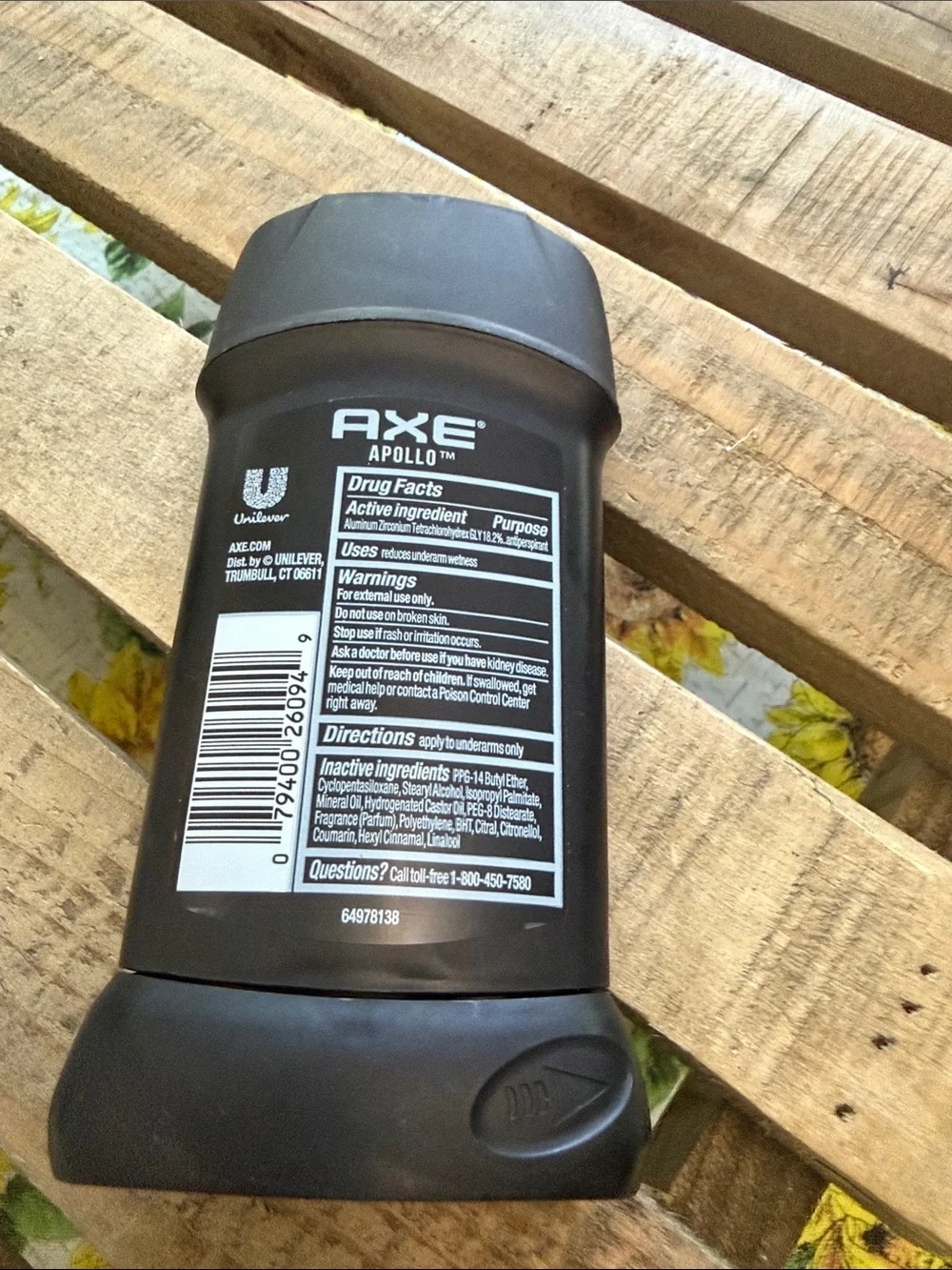 2-Apollo Antiperspirant Deodorant Stick